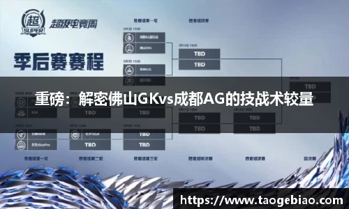 重磅：解密佛山GKvs成都AG的技战术较量